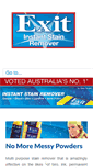 Mobile Screenshot of exitsoap.com.au