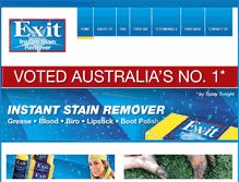 Tablet Screenshot of exitsoap.com.au